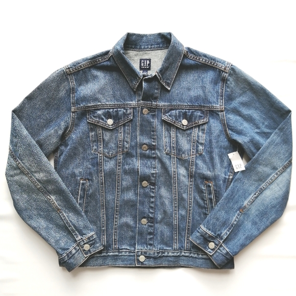 Gap Blue Denim Jacket Small NWT - Picture 1 of 9